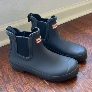 Hunter ankle boots. Dark grey. Size 7